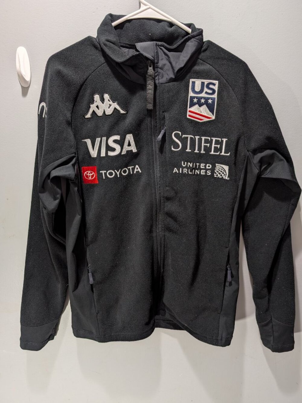Team Issued Kappa US Ski Team Torino Fleece Jacket L